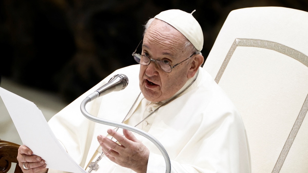 Папа Франциск назвав війну в Україні «злочином проти Бога і людства»