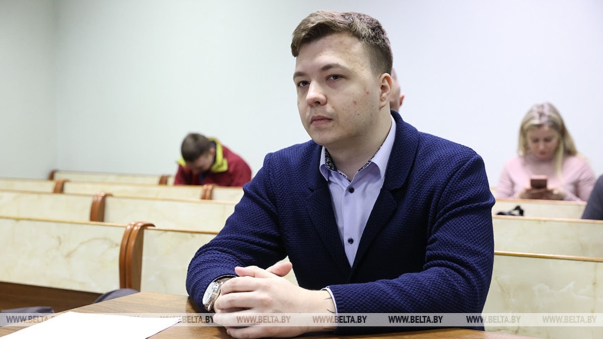 У Білорусі помилували колишнього головного редактора Nexta Романа Протасевича